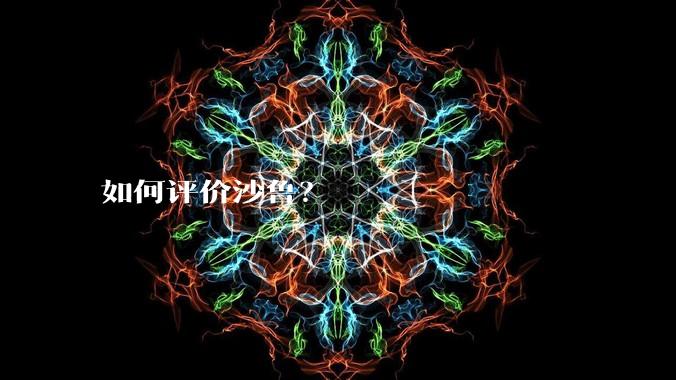如何评价沙鲁？